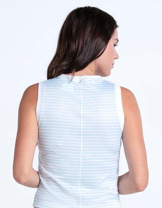 Riviera Stripe Muscle Tank