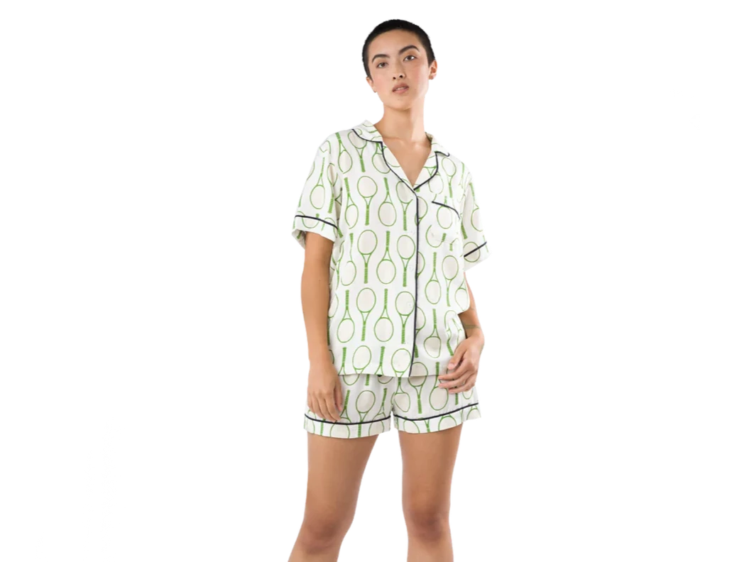 Tennis Time Shorts PJ Set