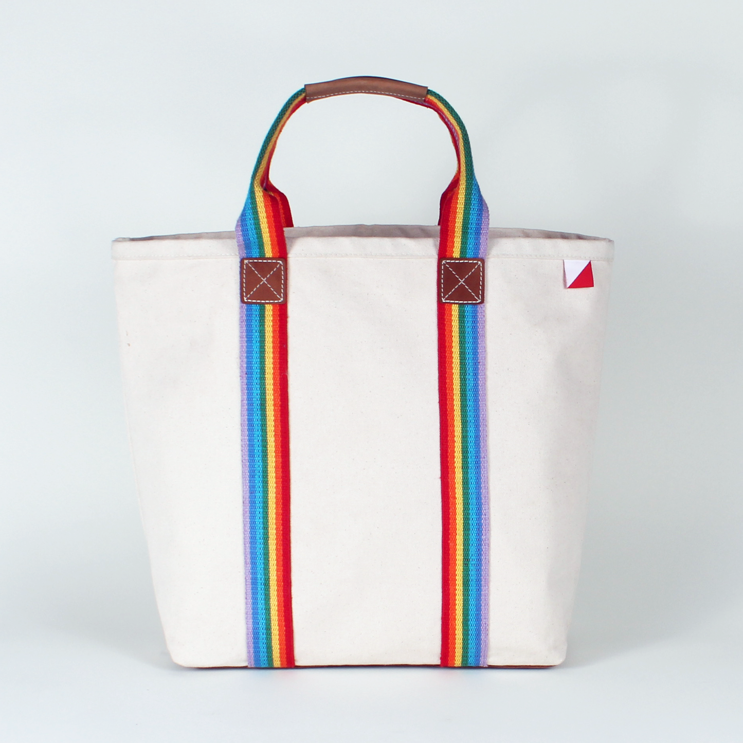 Society Canvas Leather Tote Bag