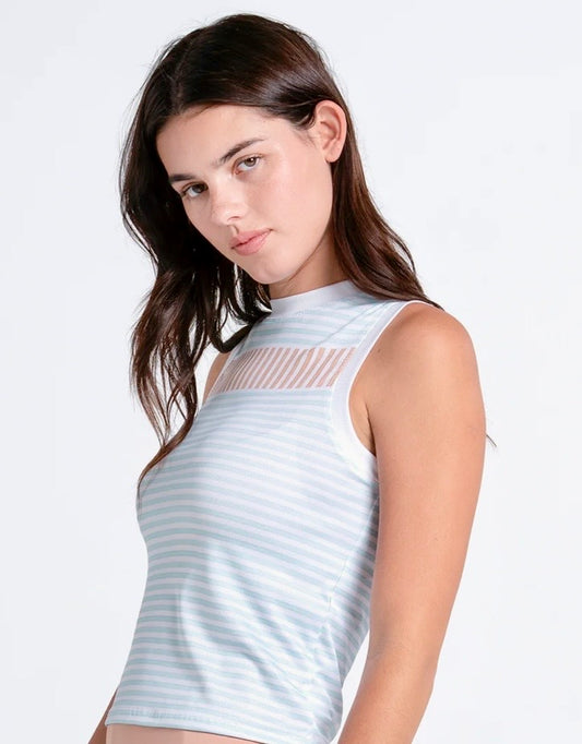 Riviera Stripe Muscle Tank