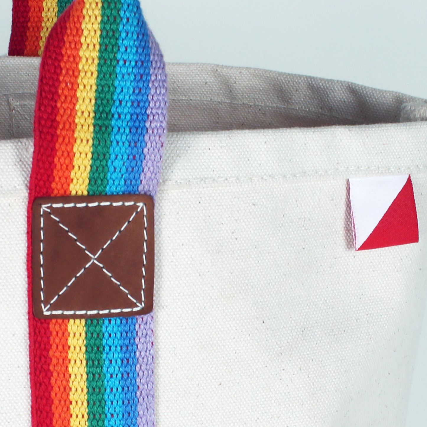 Society Canvas Leather Tote Bag
