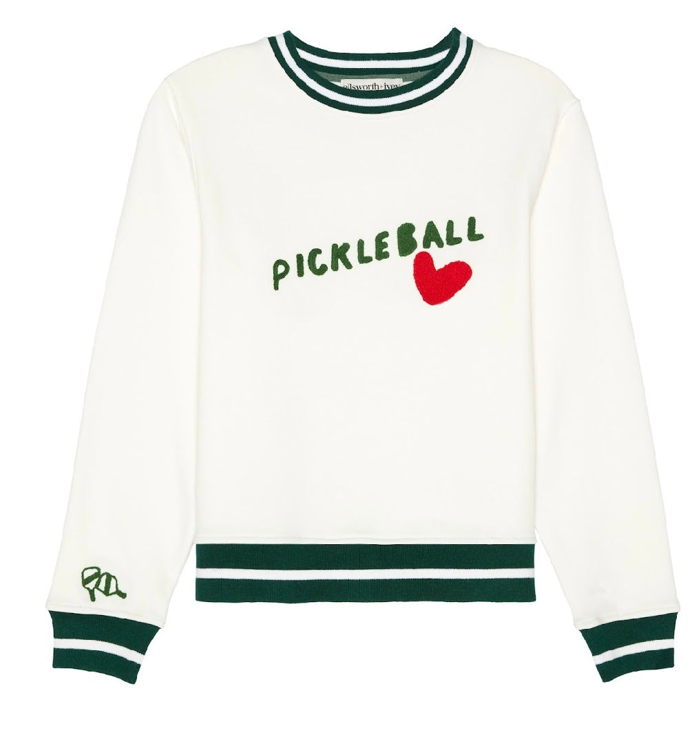 Pickleball Heart Sweatshirt