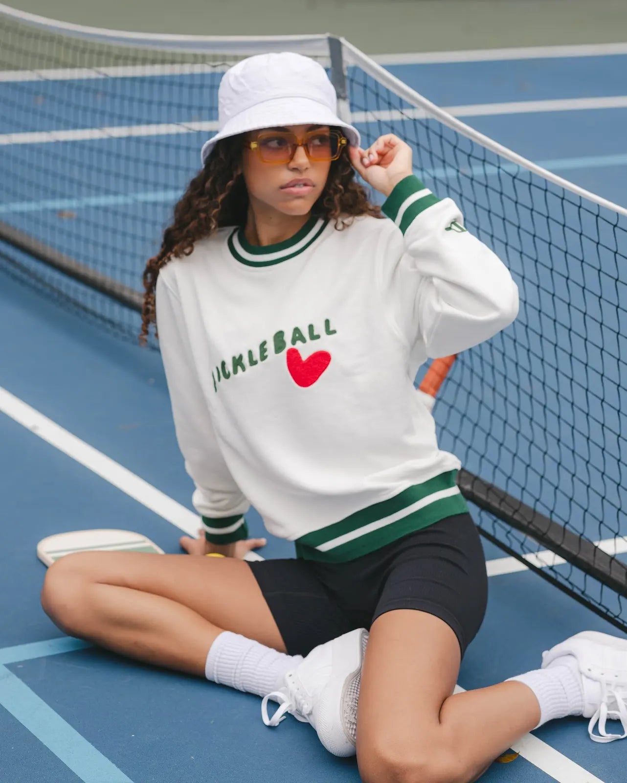 Pickleball Heart Sweatshirt