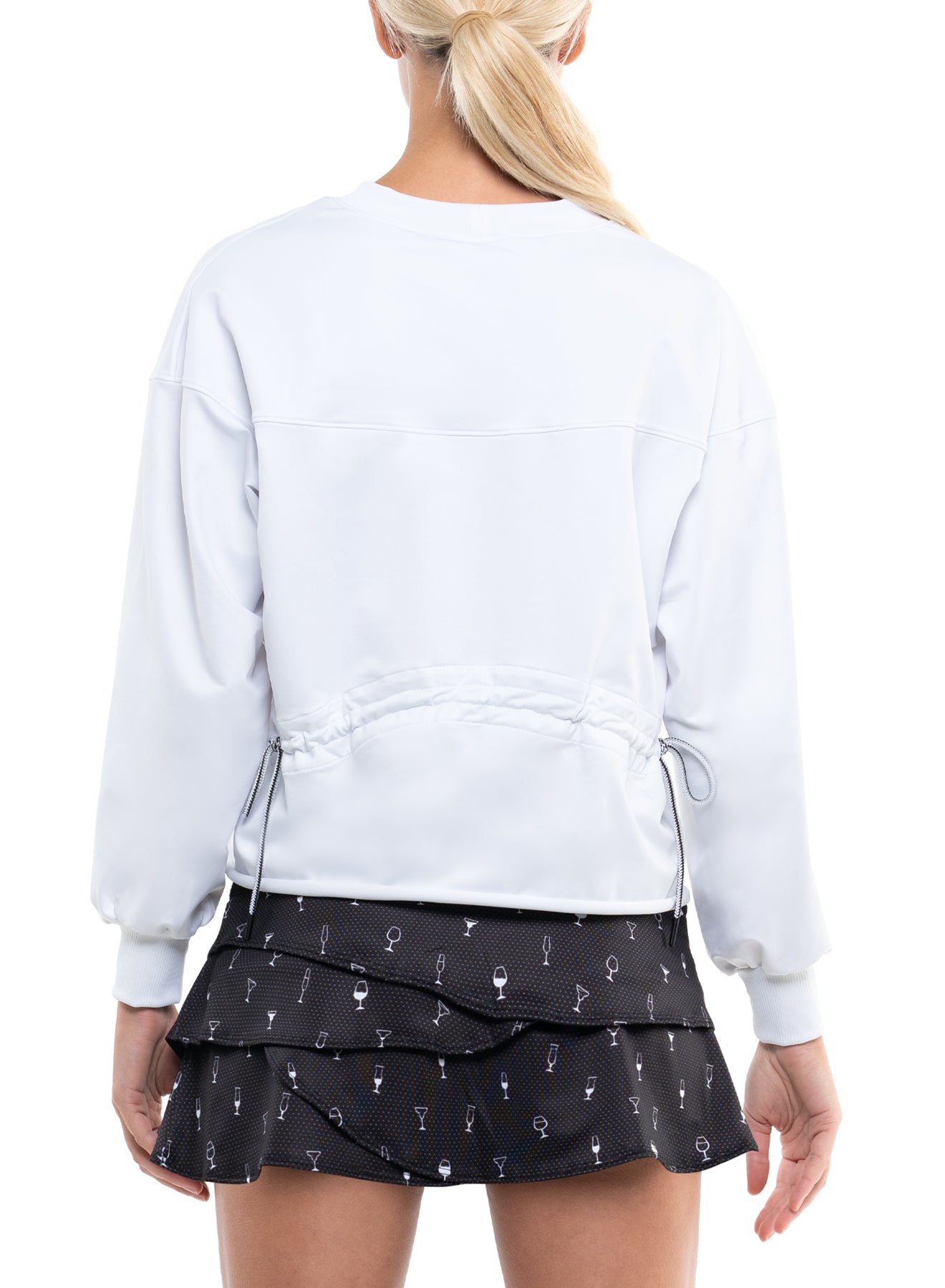 Ruche Back Sweatshirt